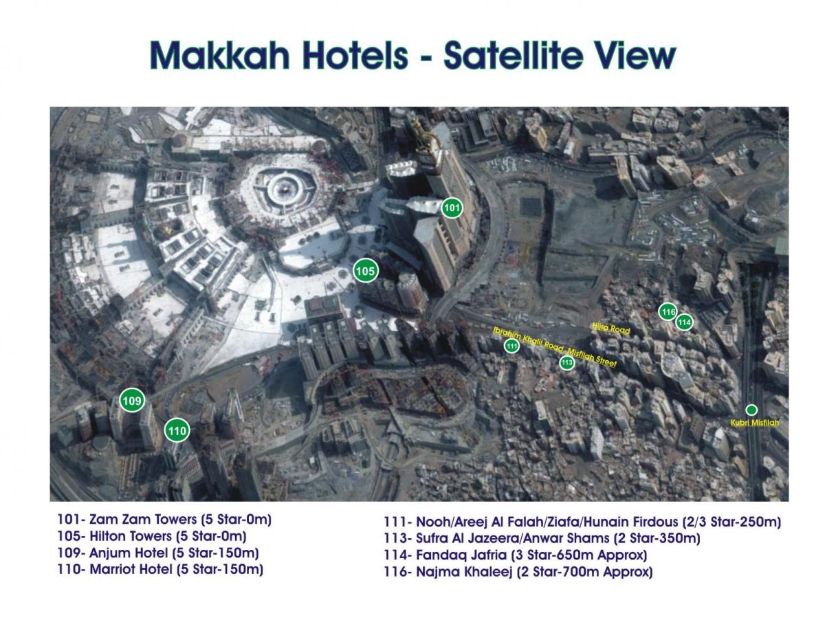 რუკა kubri Makkah