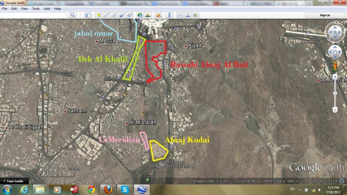 რუკა kudai სადგომი Makkah 
