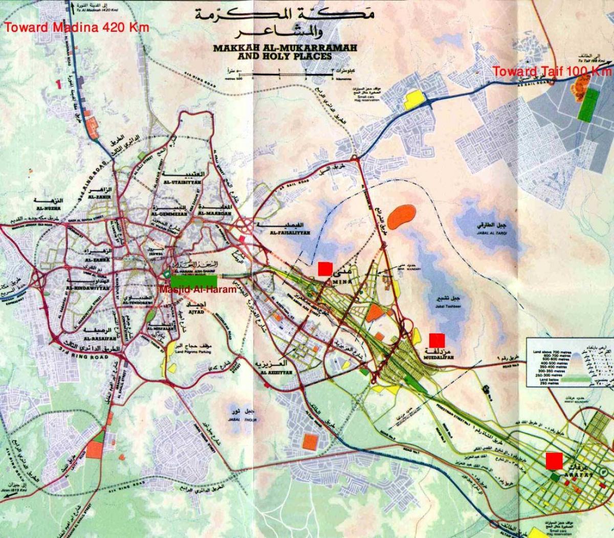 Makkah haram შარიფი რუკა