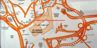 რუკა misfalah Makkah რუკა
