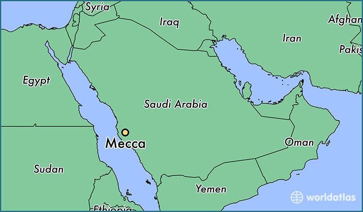 Makkah რუკაზე