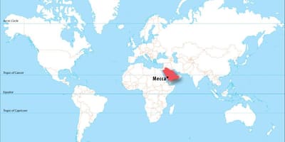 Makkah მსოფლიო რუკა