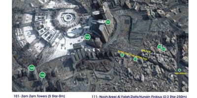 რუკა kubri Makkah
