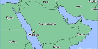 Makkah რუკაზე