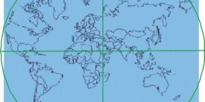 რუკა ქააბე არის ცენტრში მსოფლიოში 